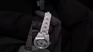 41mm Moissanite Rolex Designer Watch I Hip Hop Watch [upl. by Arednaxela]