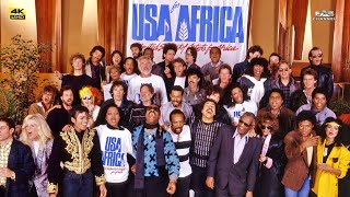 Remastered 4K • 60fps We Are The World  USA for Africa 1985 • EAS Channel [upl. by Ailiec]