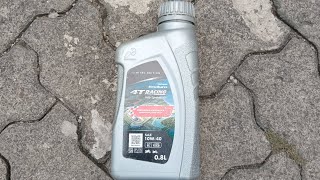 PERTAMINA ENDURO 4T RACING Full Sythetic SAE 10W  40 API SL JASO MA2 08L [upl. by Muhan]