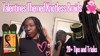 How To Do Knotless Braids On Yourself ♡ Beginner Friendly and Detailed [upl. by Aimal]