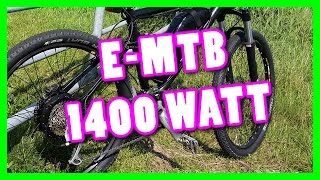 1000W 48V Umbau E MTB Fully EBike 45Kmh Bafang BPM II 500W Controller 26A KTLCD3 [upl. by Nylyak]