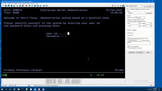 Micro Focus Demo Automated Testing for Mainframe Application [upl. by Zeni]