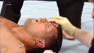 WWE Raw 1021st2012  Kofi vs The Miz Blood [upl. by Deevan]