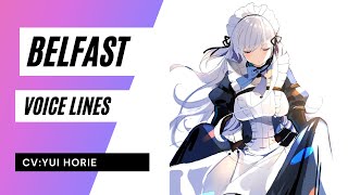 Belfast Voice Lines  Azur Lane Mobile [upl. by Guillemette]