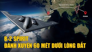 Không Quân Mỹ Tấn Công Bất Ngờ 10000 KM B2 Dùng Bom Siêu Xuyên Phá GBU57 Để Ném Bom Houthi [upl. by Chucho48]