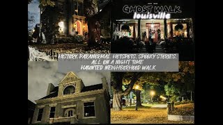 Haunted Neighborhood Nighttime Walk  Ghost 👻 Tour [upl. by Olbap]