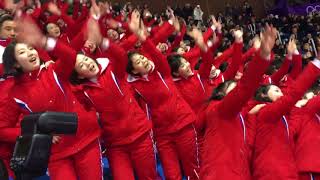 NorthKorean cheerleaders on the Winter Olympics of 2018 [upl. by Yancy]