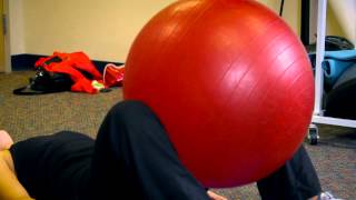 Hip Adductor Exercises on the Ball  Smart Exercises [upl. by Aicilic]