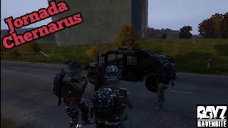 Day Z jornada Chernarus 14  clã formado agora partiu air field e com direito a carona de hunv kkk [upl. by Enneirb]