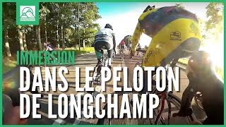 Immersion dans le peloton cycliste de Longchamp à 45 kmh [upl. by Seth]