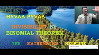 BINOMIAL THEOREM  finding divisibility [upl. by Neersan468]