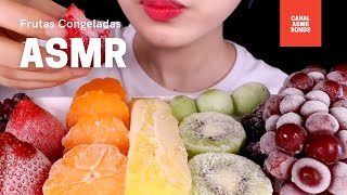 ASMR COMIDA  FRUTAS CONGELADAS  Relaxar [upl. by Ssitruc]