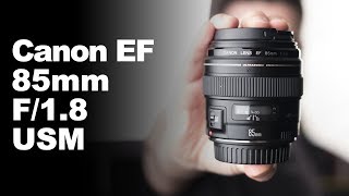 Canon EF 85mm f18 USM  REVIEW [upl. by Anev]