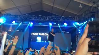 Post Malone White Iverson live Bonnaroo 2016 [upl. by Ainslie]