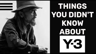 5 Things you didnt know about Y3  Yohji Yamamoto x Adidas  5 facts about Adidas Y3 [upl. by Anialad]