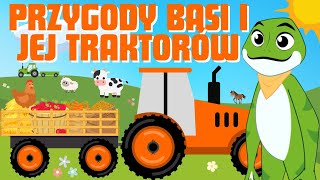 BAJKA O TRAKTORACH Przygody Basi i jej traktorów Traktory Dla Dzieci po polsku🚜🐸🐄 [upl. by Aihceyt]