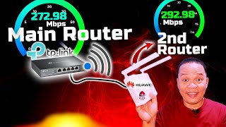 How to Connect PLDT Huawei as 2nd router to TPlink ER605 [upl. by Lennor47]