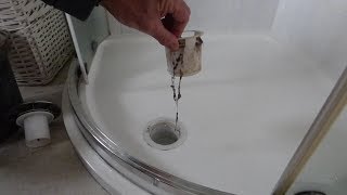 How to clear a blocked or slow running shower waste [upl. by Garcon]