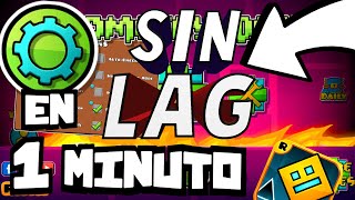 ✅ Cómo quitarle el LAG a Geometry Dash EN 1 MINUTO🔥  ANDROID [upl. by Ahsirkal306]