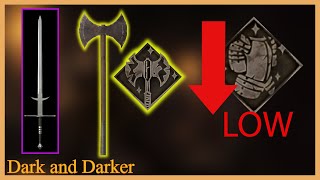 Dark And Darker Best Weapons Against Low PDR [upl. by Aliel284]