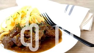 Beef stew made with beer 牛肉のビール煮 Carbonade flamande カルボナードフラマンド [upl. by Cram]