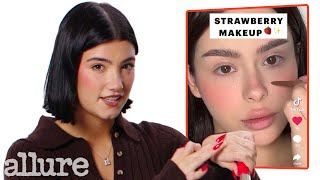 Charli DAmelio Reacts to TikTok Trends  Allure [upl. by Josephine495]