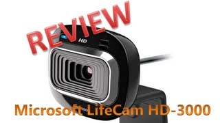 Microsoft LifeCam HD3000 Unboxing amp Test Review amp Erfahrungsbericht Deutsch [upl. by Bartel]