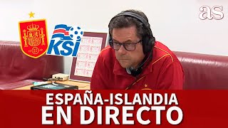 ESPAÑA ISLANDIA EN DIRECTO  La reacción de RONCERO  Diario AS [upl. by Ariaz512]