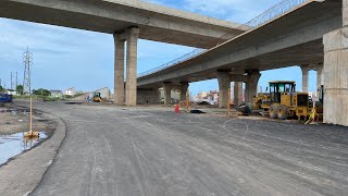 Final Asphalting Work On The Ongoing Takoradi Interchange Road Project [upl. by Ikcin]