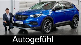 Opel Grandland X REVIEW amp comparison Crossland X vs Mokka X  allnew Vauxhall SUV  Autogefühl [upl. by Marra]