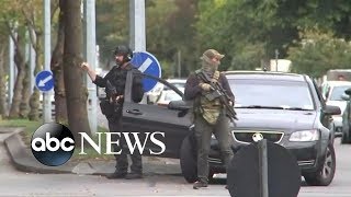 49 killed in terror attack at New Zealand mosques [upl. by Eisse]