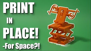 Print In Place Phone Holder Designd for SPACE [upl. by Tumer363]