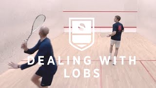 Squash Tips amp Tricks  Dealing with lobs [upl. by Adnilec7]