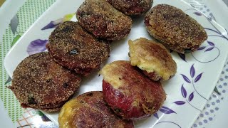 Beetroot cutlet recipe  Egg Beetroot cutlet recipe Evening snacks recipe [upl. by Rellim]