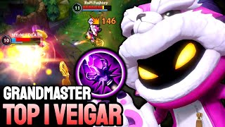 WILD RIFT VEIGAR  TOP 1 VEIGAR GAMEPLAY  GRANDMASTER RANKED [upl. by Hsekar]