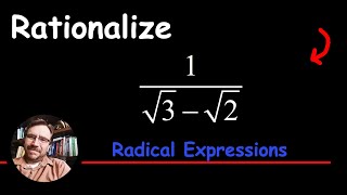 How to Rationalize the Denominator  Use the Conjugate [upl. by Ahsekal]