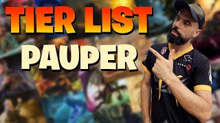 TIER LIST PAUPER Descubra se o seu deck é uma boa escolha para jogar uma Pauper League no MTGO [upl. by Aremat80]