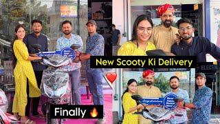 New Scooty Ki Delivery Le Li ❤️ । Finally 🔥 [upl. by Etteniotna9]