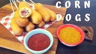 Easy Corn Dog Recipe  Episode 791 [upl. by Yessej]