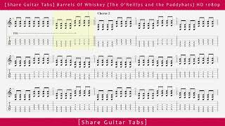 Share Guitar Tabs Barrels Of Whiskey The OReillys and the Paddyhats HD 1080p [upl. by Menis]