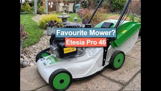 Etesia Pro 46 Lawn Mowing [upl. by Ynhoj]