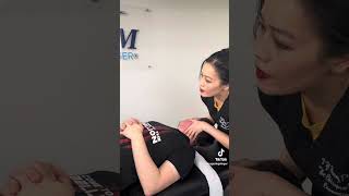 SCOLIOSIS PAIN chiropractic chiropractor trending asmr [upl. by Asilrahc]