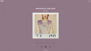 taylor swift  welcome to new york sped up [upl. by Emiaj]