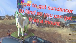 wow how to get sundancer mount [upl. by Azyl]