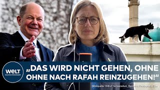 NAHOSTKONFLIKT Gazas Rafah im Visier von Netanjahu  Kanzler Scholz reist nach Israel und Jordanien [upl. by Oicnecserc]