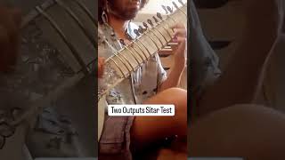 shorts Electric Sitar Test  Two Outputs [upl. by Eeryk]