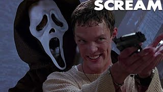 EVERY TIME STU MACHER WAS GHOSTFACE IN SCREAM 1996 [upl. by Siddon759]