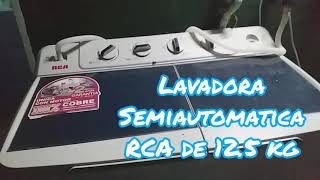 Lavadora Semiautomática RCA de 125 Kg [upl. by Airamat]