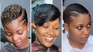 Short Hairstyles for Black Women [upl. by Atiuqat]