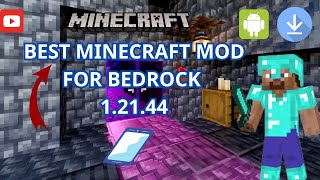 Download the Best Minecraft bedrock Mods for mobiles 12144 [upl. by Nattirb]